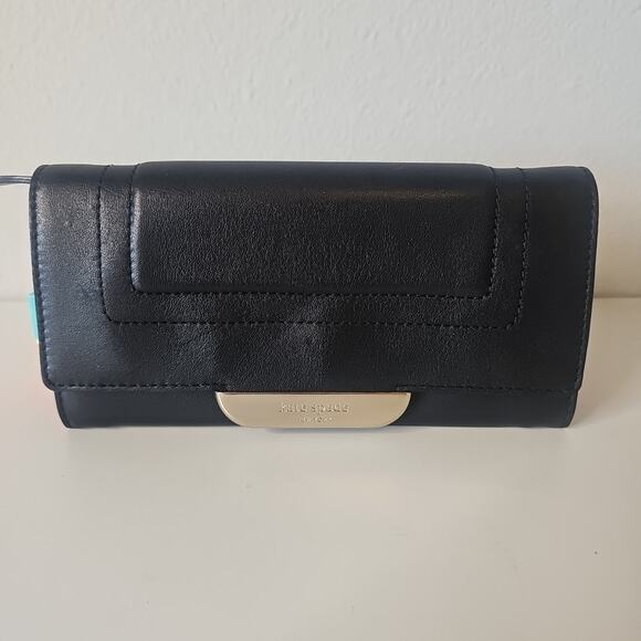 kate spade Handbags - Kate Spade Leather Bifold Neda Seasonless Black Wallet